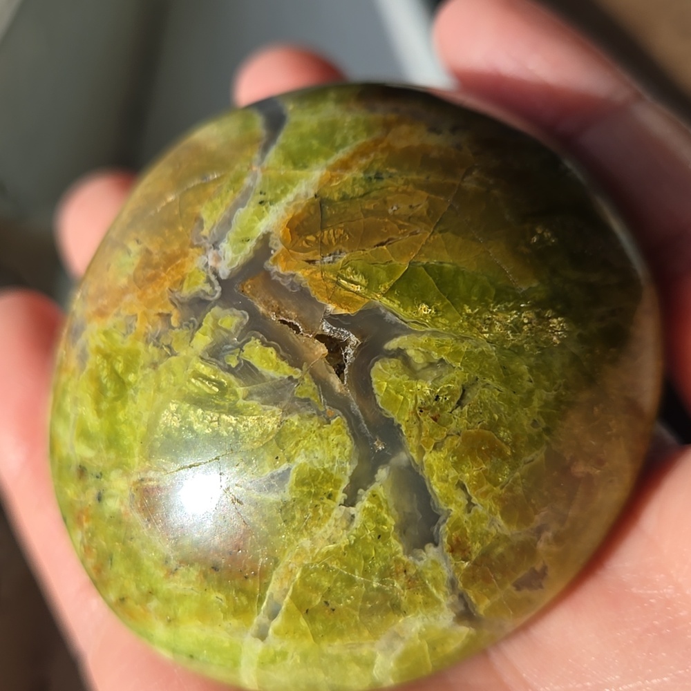 Green Opal Palm Stone - Picture 5 of 6